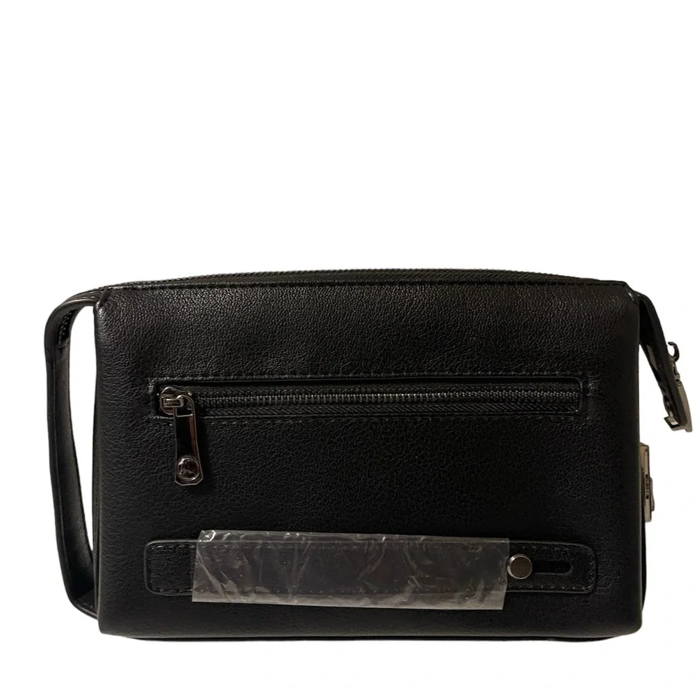 Ouluoba new Men Wrist Clutch Bag with lock
